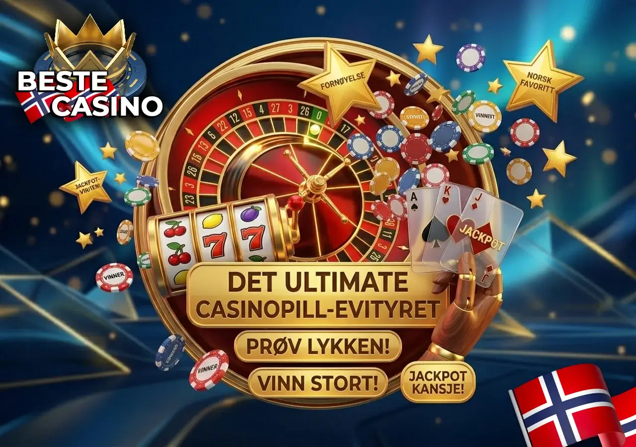 Populære casino spill og programvareleverandører i det norske markedet.